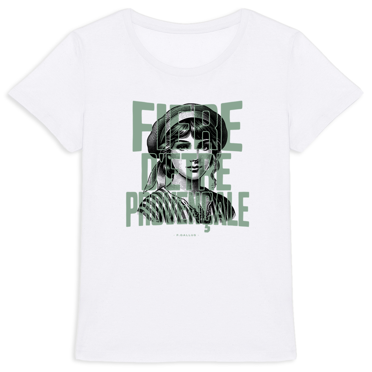 T-shirt Femme Provence " Fière d'être Provençale"