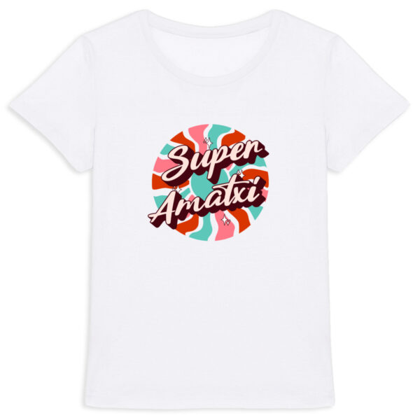 T-shirt Femme, Grand- mère Basque " Super Amatxi"