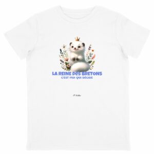 T-shirt Fille Bretagne – La reine des Bretons