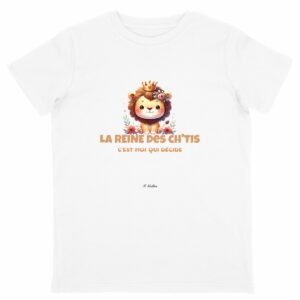 T-shirt Fille Ch’ti – La reine des ch’tis