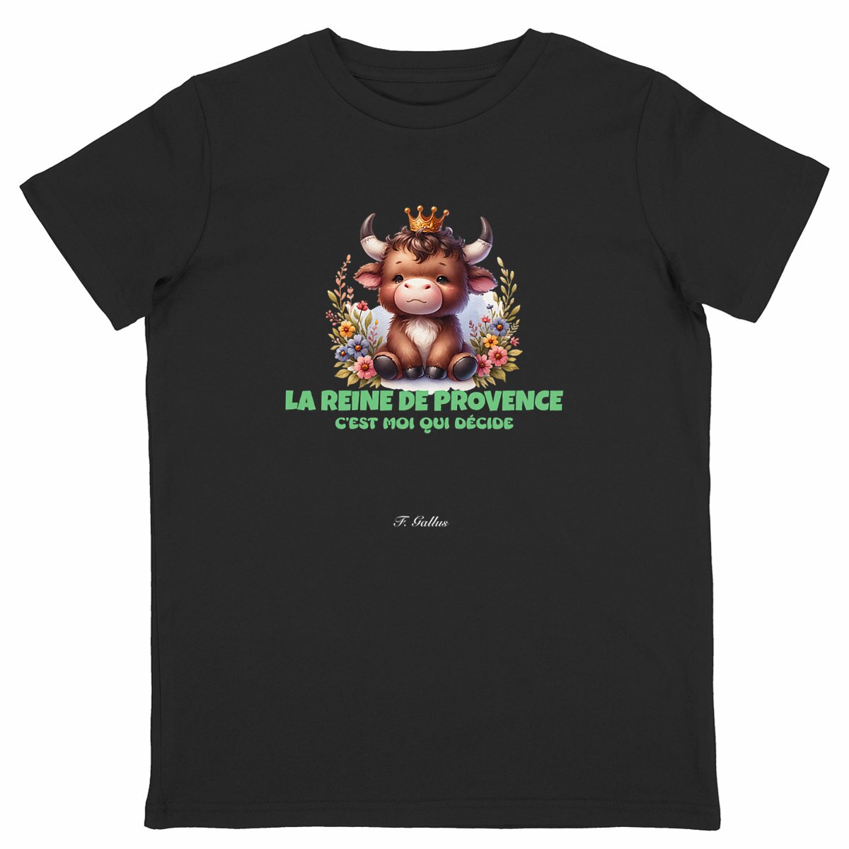 T-shirt Enfant Provence "La reine de Provence"