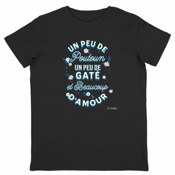 T-shirt Enfant Provence "Un peu de Poutoun..."