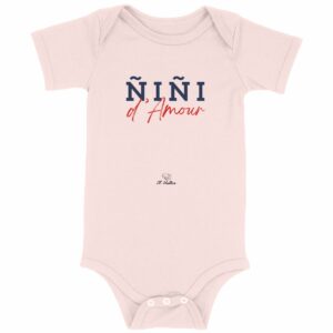 body bébé basque " ñiñi d’amour"