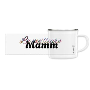 Mug métal Bretagne – La meilleure des Mamm – Blanc