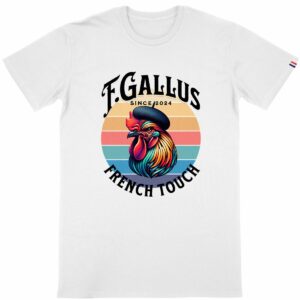 T shirt Homme F. gallus " sunset"