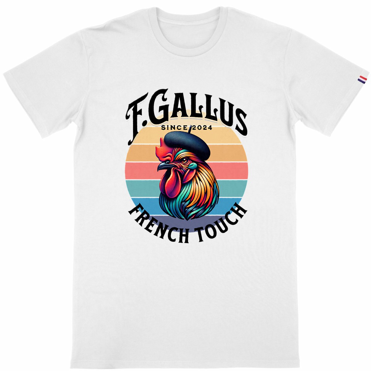 T shirt Homme F. gallus " sunset"