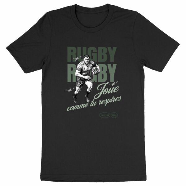 T-shirt Unisex Rugby - Joue comme tu respires