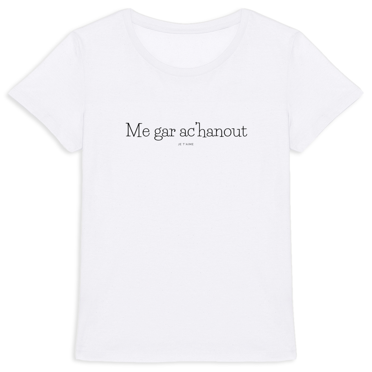 T-shirt Femme Bretonne - Je t'aime