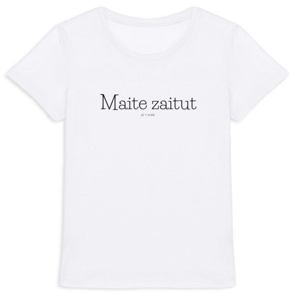 T-shirt femme Basque - maite zaitut